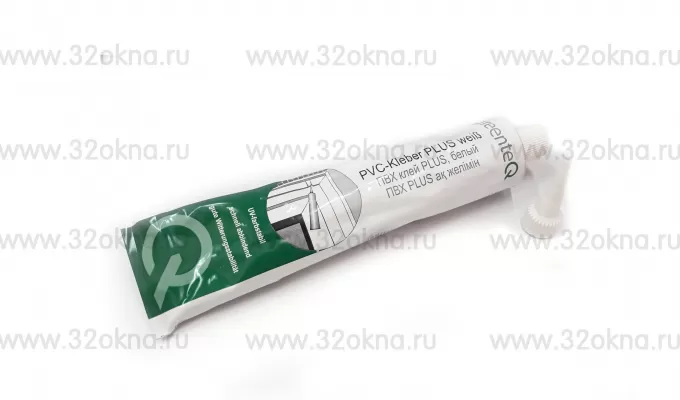 Клей для ПВХ greenteQ, тюбик 200гр., белый, аналог Cosmofen Plus-S Фото