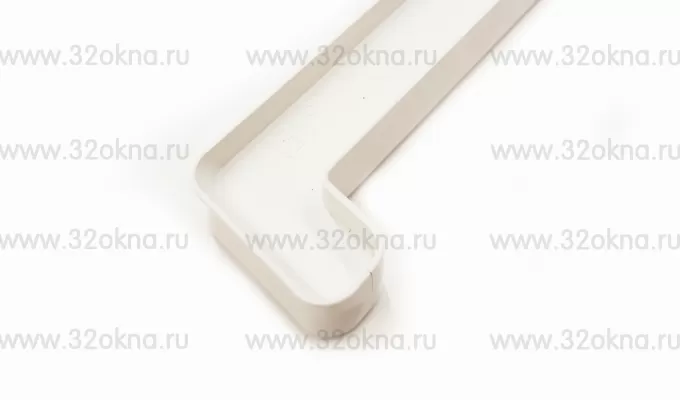 Соединитель торцевой для подоконника Витраж 700мм 90/135 градусов белый Фото